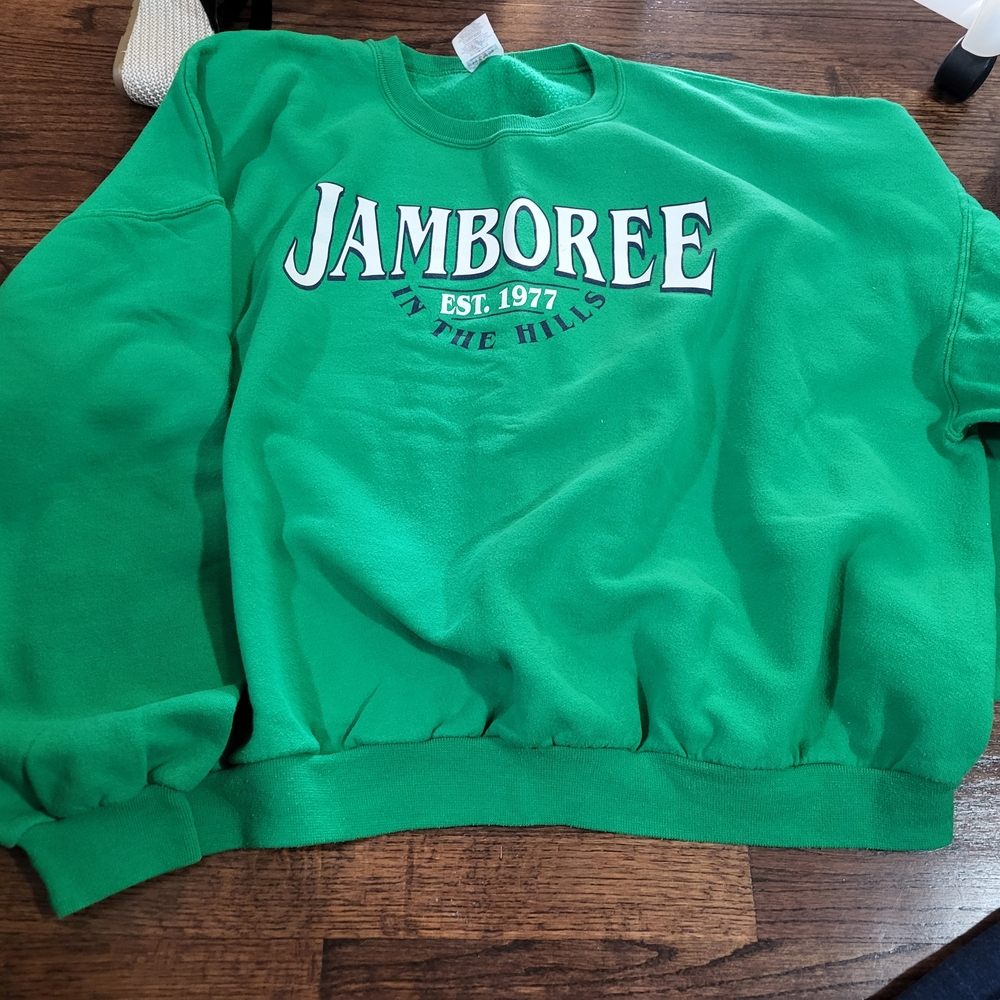 Jerzees Green Crewneck Sweater